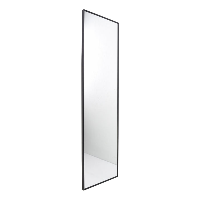 Fragix York Passpiegel - Zwart - Aluminium - 150x40