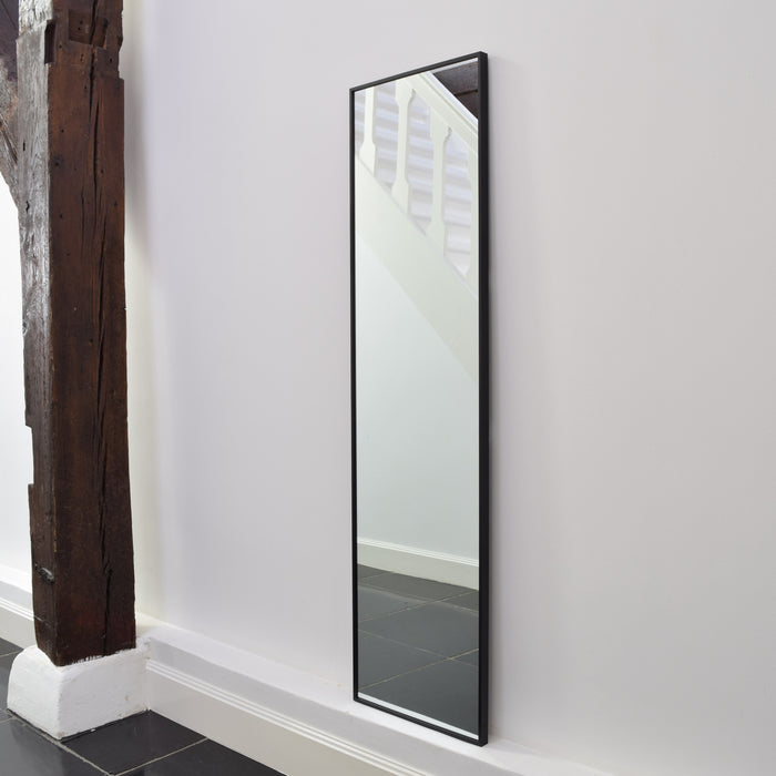 Fragix York Passpiegel - Zwart - Aluminium - 150x40