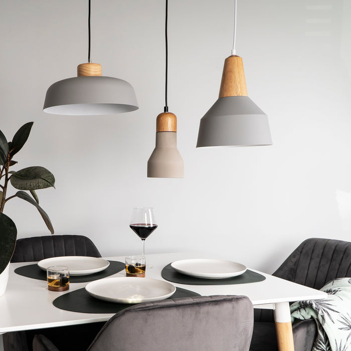 QUVIO Hanglamp grijs - QUV5055L-GREY