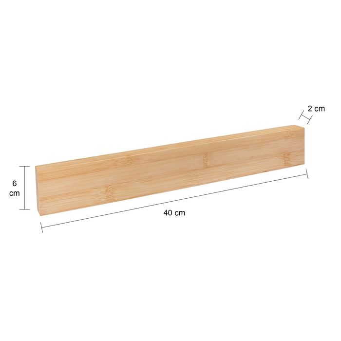 Krumble Magnetische messenstrip wand - Licht Hout - 4 CM