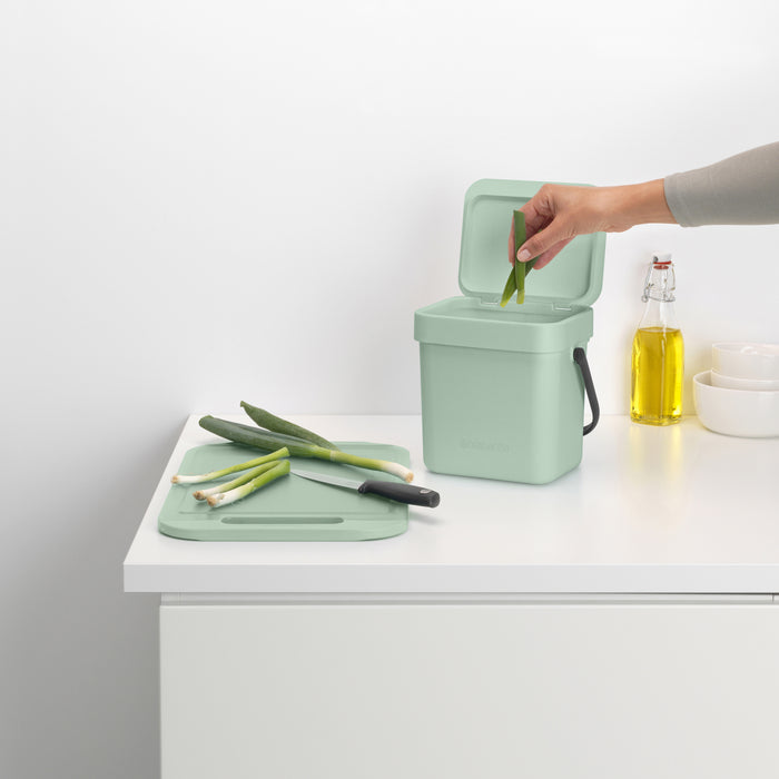 Brabantia Sort & Go Afvalemmer 6 L - Mintgroen