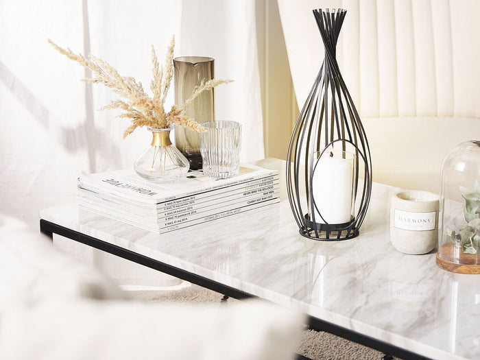 Beliani - LOMBOK - Lantaarn - Zwart - Metaal