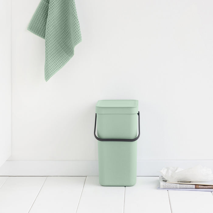 Brabantia Sort & Go Afvalemmer / Opberger 12 L - Mintgroen