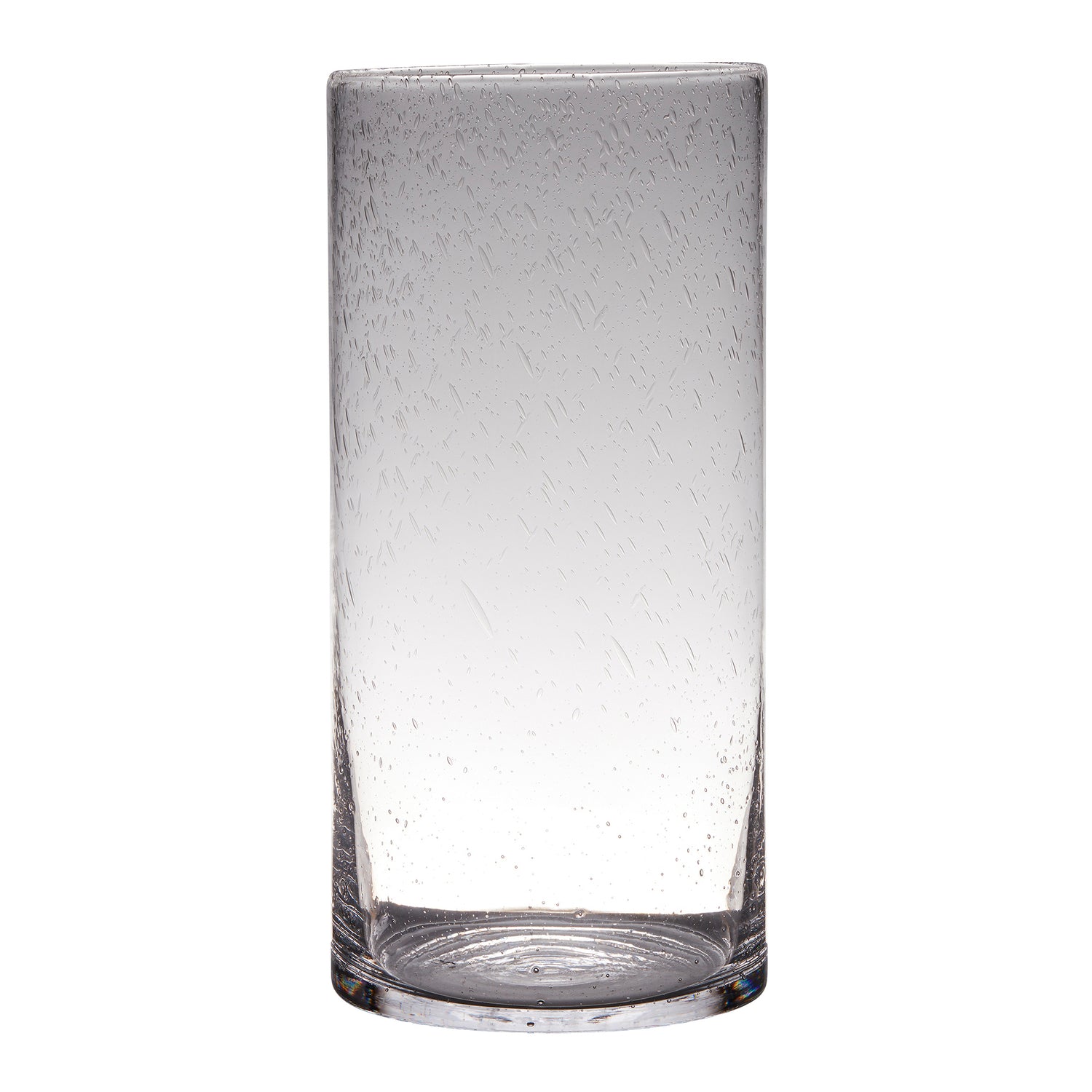 Hakbijl Glass Archer Soda Bubbles Cilinder Vaas - H 40 x D 19 cm