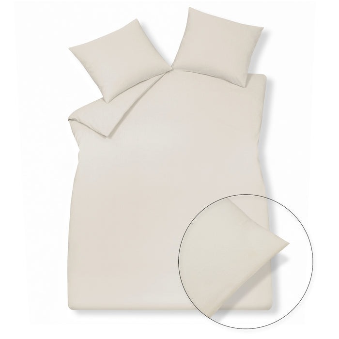 Vandyck Dekbedovertrek PURE 32 Light Stone 140x220 cm (linnen/katoen)