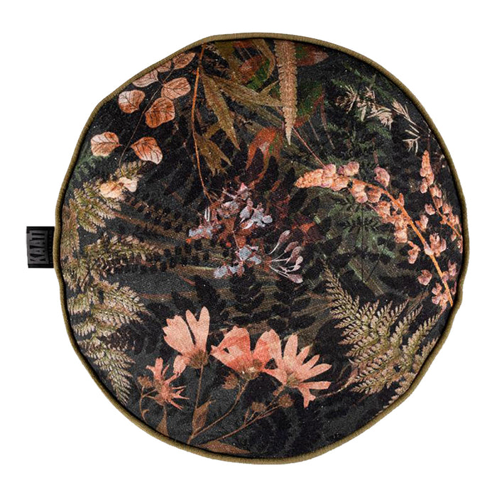 KAAT Amsterdam Felce Sierkussen Ø 40 cm - Groen