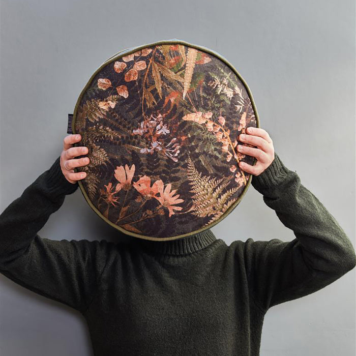 KAAT Amsterdam Felce Sierkussen Ø 40 cm - Groen