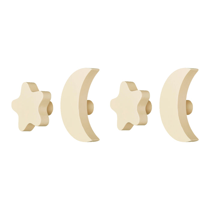 Nofred Stars & Moons Kapstokhaken - Zand