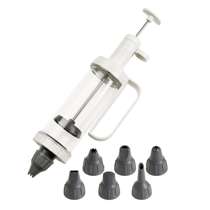 Dr. Oetker Garneerspuit met Spuitmondjes 6 st.