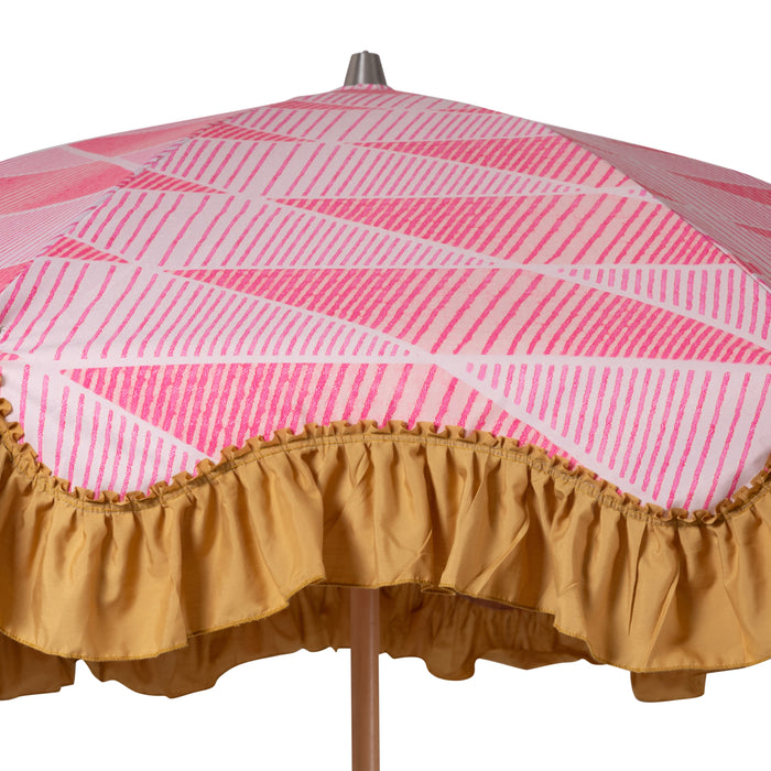 HKliving Parasol Ø 200 cm - Graphic twist