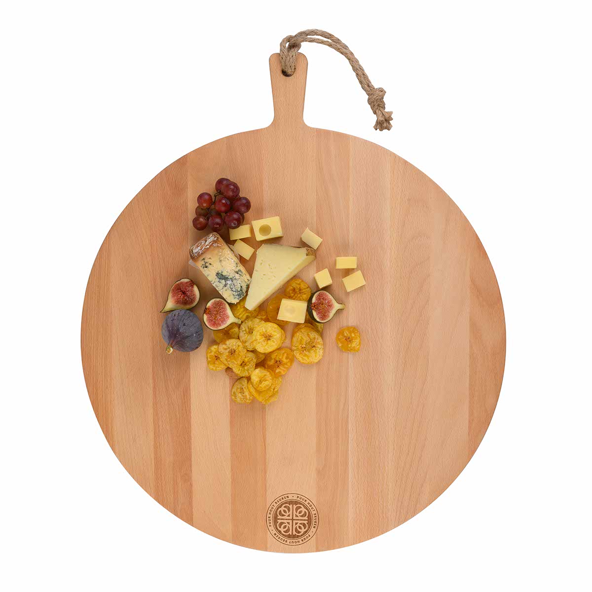 Bowls and Dishes Puur Hout Serveerplank Ø 50 cm