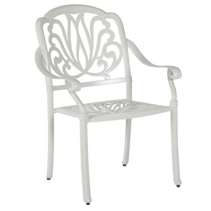 Beliani - ANCONA - Tuinset voor 4 - Wit - Aluminium