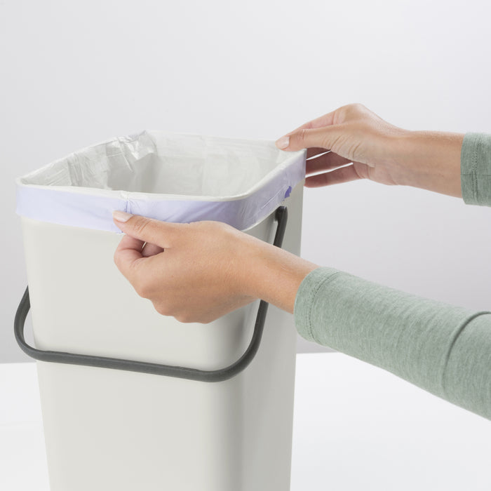 Brabantia Sort & Go Afvalemmer / Opberger 16 L - Grijs