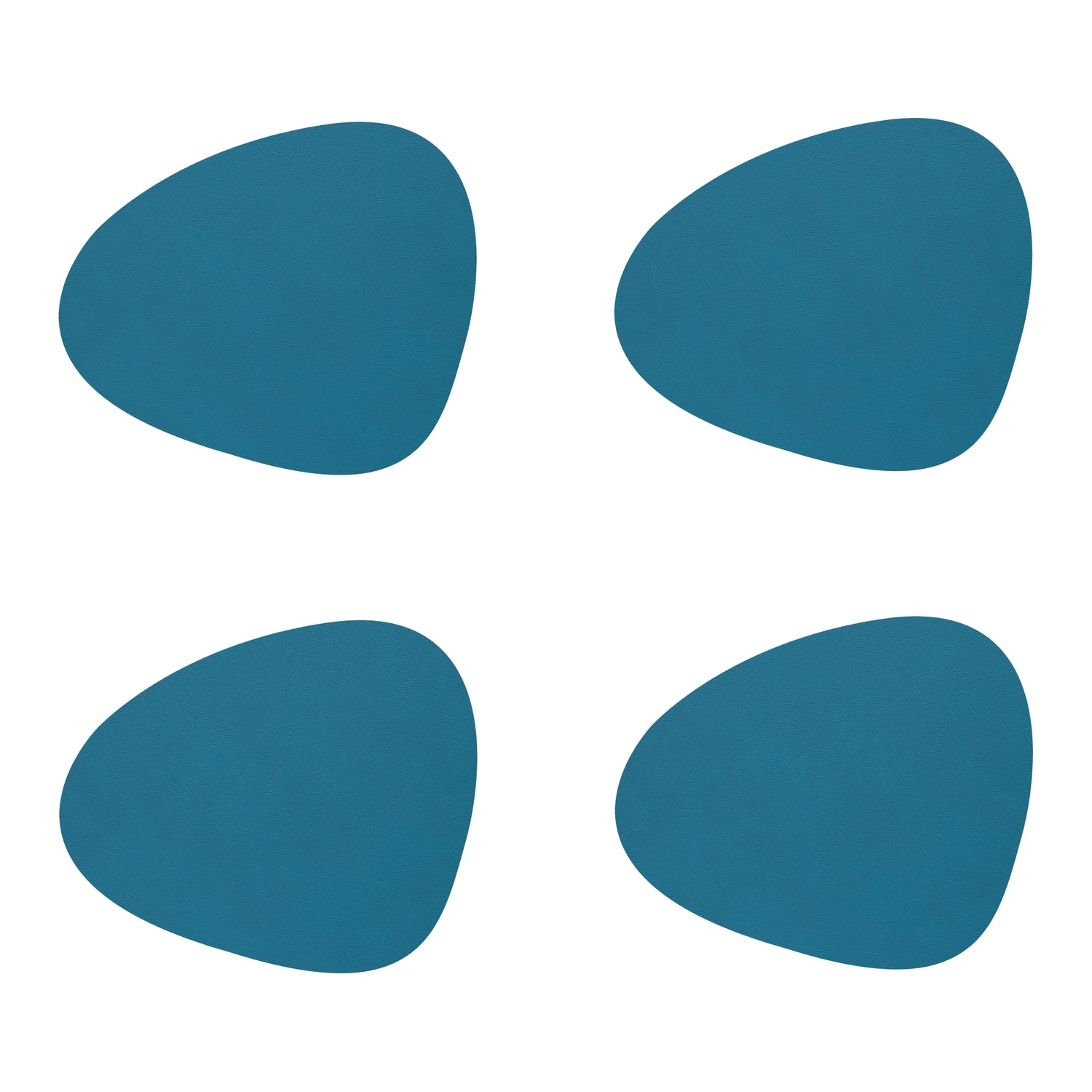 LIND DNA Nupo Curve Onderzetter 4 st. - Petrol