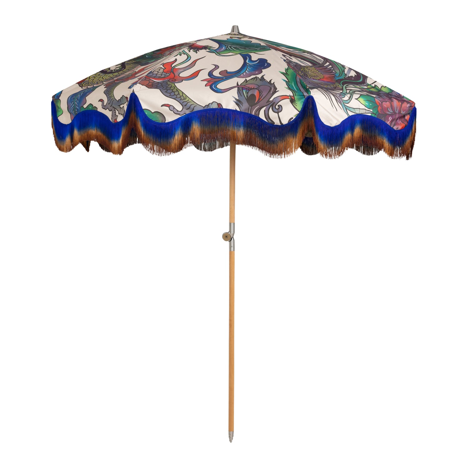 HKliving Parasol Ø 200 cm - Traditional blend