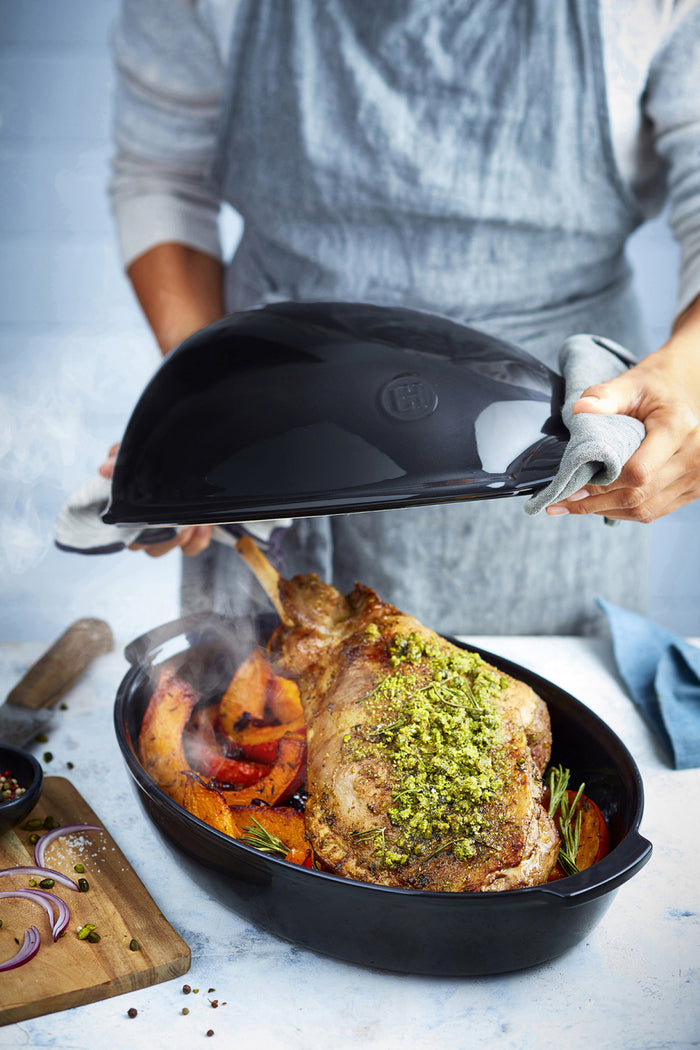 Emile Henry Chicken Baker Large E-box - 415x275mm - Fusain