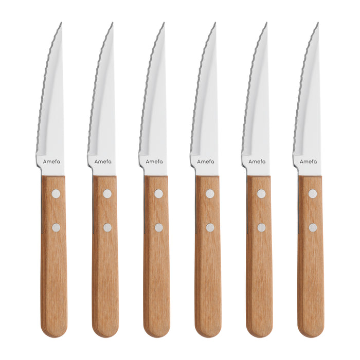 Amefa Pizza/Steak Messenset 6-delig