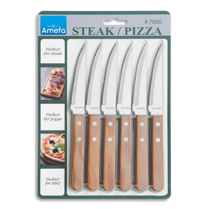 Amefa Pizza/Steak Messenset 6-delig