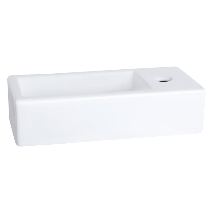 Differnz Fonteinset Ravo Keramiek Gebogen Kraan  Chroom