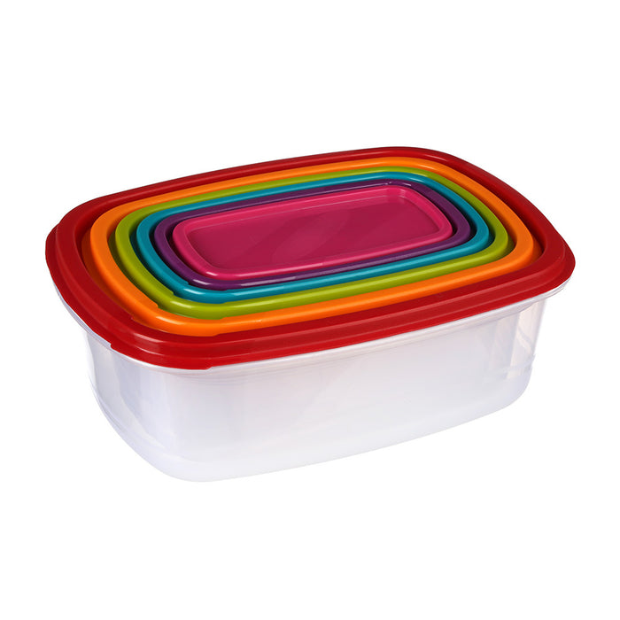 Five - Nestbare vershoudbakjes  | Vierkant - 7 formaten