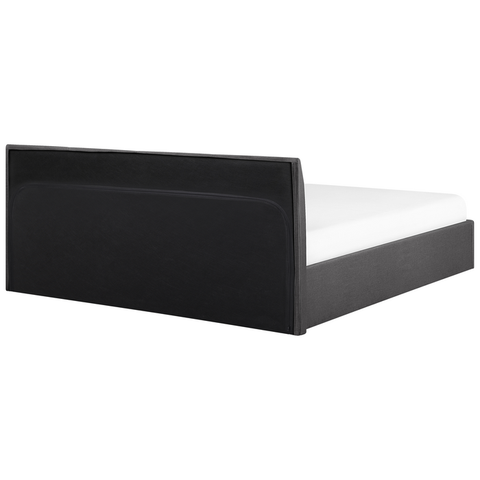 Beliani - ORBEY - Tweepersoonsbed - Grijs - 180 x 200 cm - Polyester