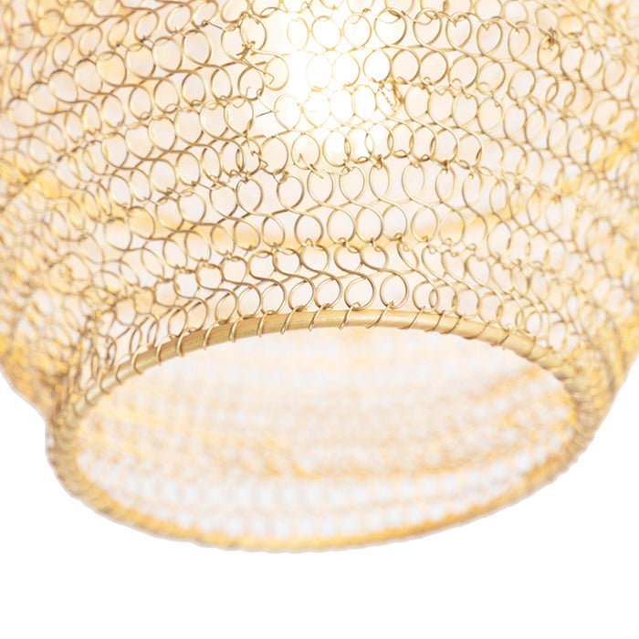 QAZQA Oosterse plafondlamp goud - Nidum Bene