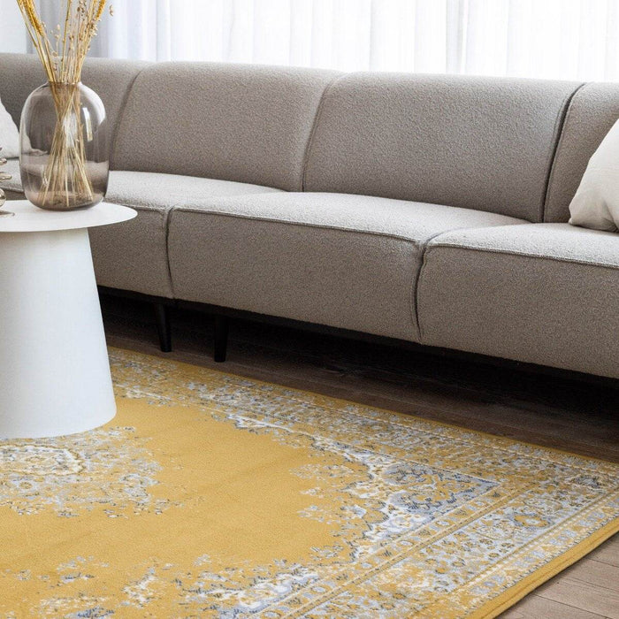 Interieur05 Vintage Vloerkleed Keshan Geel - 160 x 230 cm