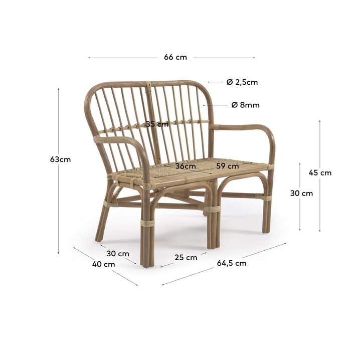 Kave Home Marzieh Kinderbankje