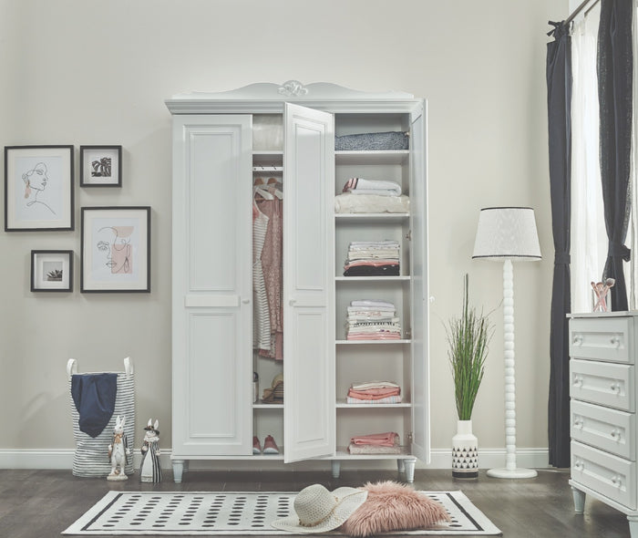 Rocky Lora 3-deurs Kledingskast