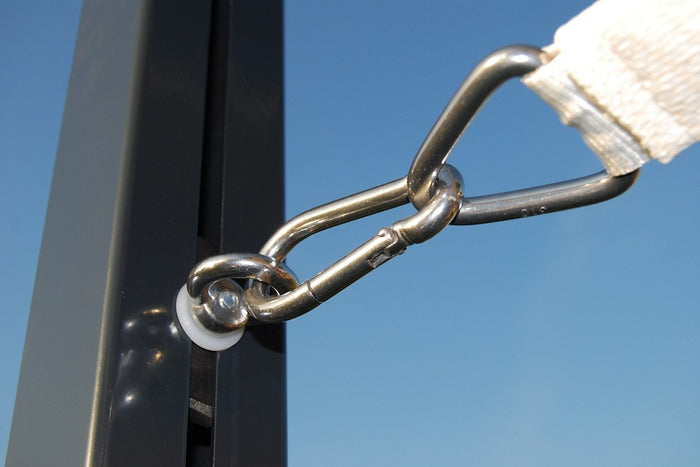 Nesling Coolfit Schaduwdoek driehoek Gebroken Wit  360 x 360 x 360 cm