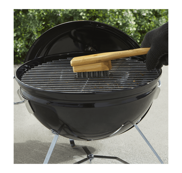 WEBER Reinigingsborstel - bamboe handvat, 30 cm