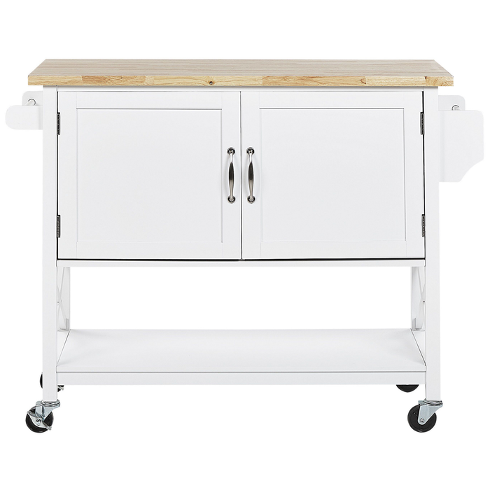 Beliani - MELE - Keukentrolley - Wit - MDF