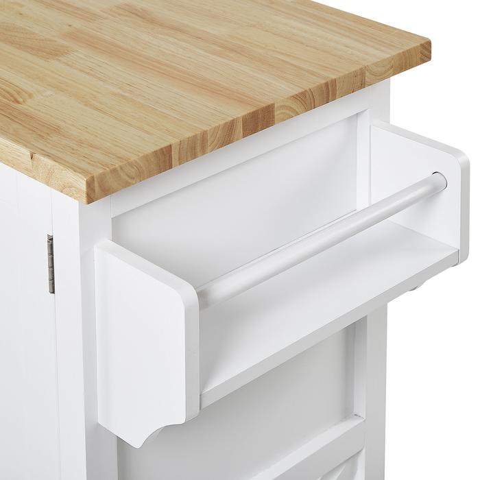 Beliani - MELE - Keukentrolley - Wit - MDF