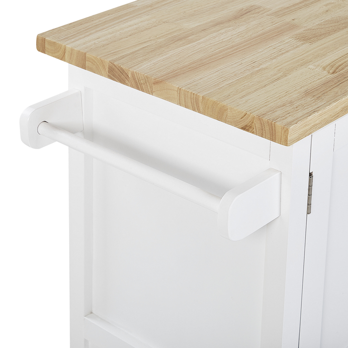 Beliani - MELE - Keukentrolley - Wit - MDF