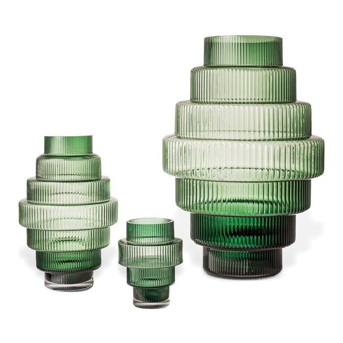 POLSPOTTEN Steps Vaas L - Groen