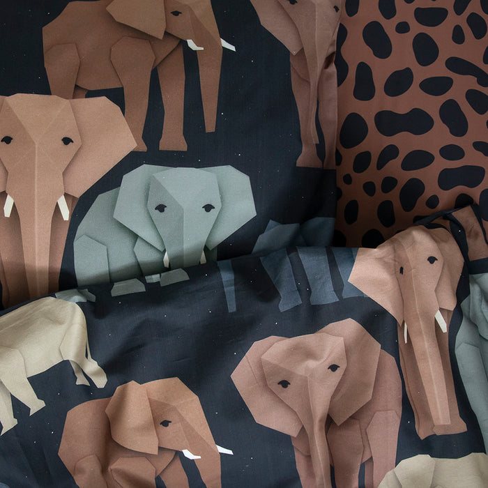 Studio Ditte Olifanten Dekbedovertrek 140 x 220 cm
