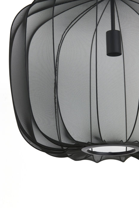 Light & Living Plumeria Hanglamp - L - H 45 x Ø 60 cm - Zwart