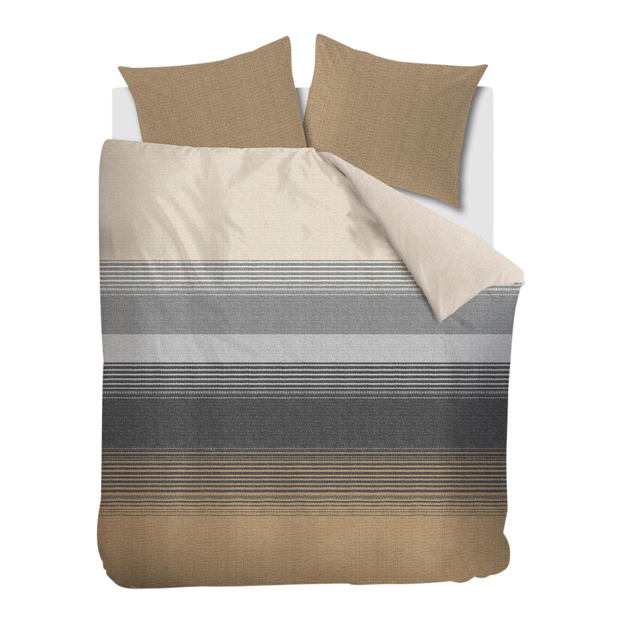 Beddinghouse Bruno Dekbedovertrek 240 x 200/220 cm - Zand