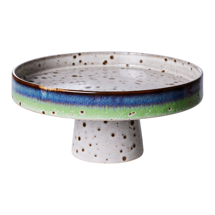 HKliving 70's Ceramics Taartschaal - Comet
