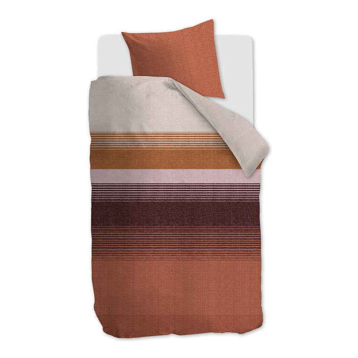 Beddinghouse Bruno Dekbedovertrek 140 x 200/220 cm - Terra