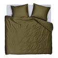 Beddinghouse Conscious Dekbedovertrek 240 x 200/220 cm - Olijfgroen