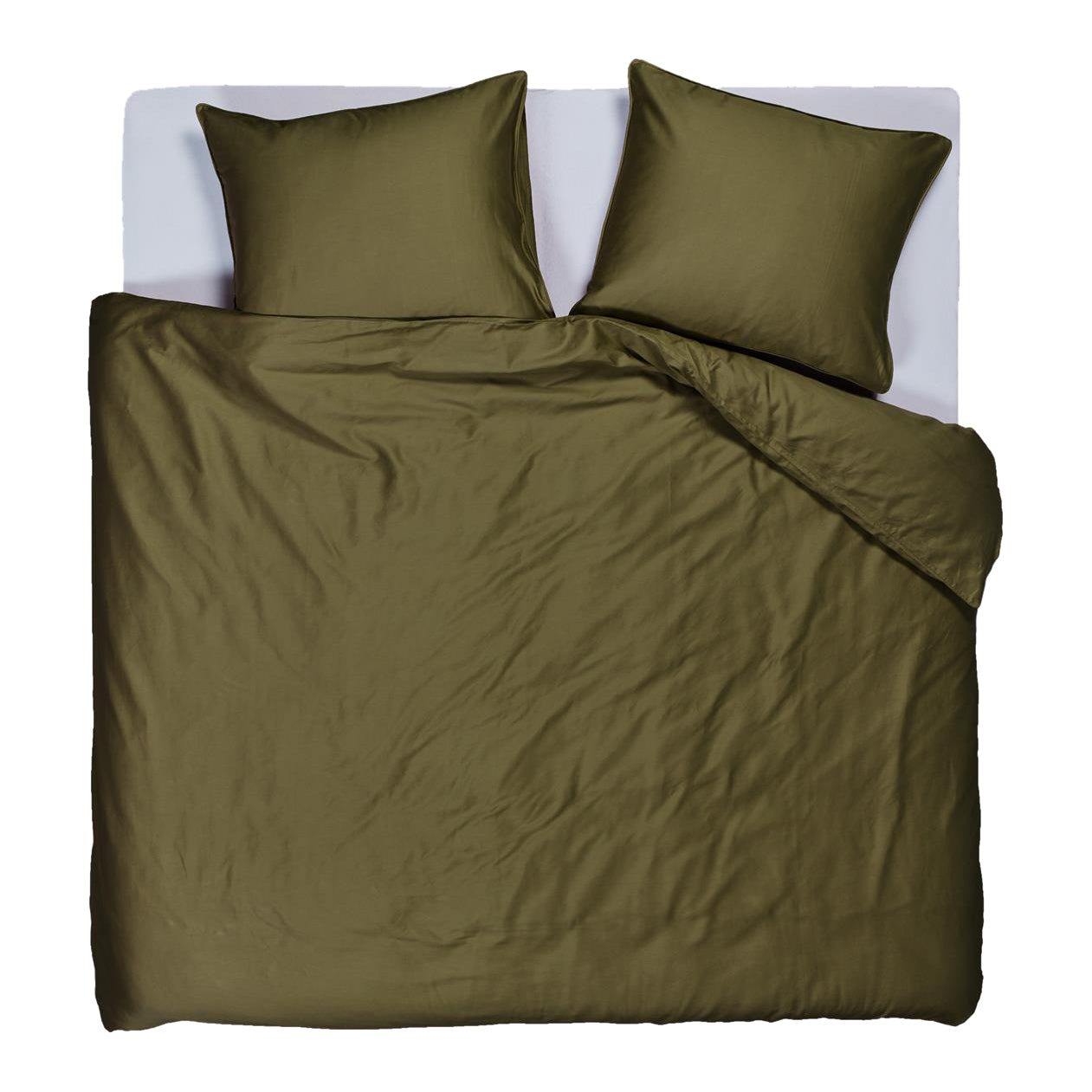 Beddinghouse Conscious Dekbedovertrek 240 x 200/220 cm - Olijfgroen