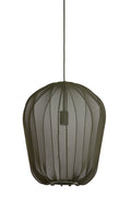 Light & Living Plumeria Hanglamp - H 50 x Ø 42 cm - Donkergroen