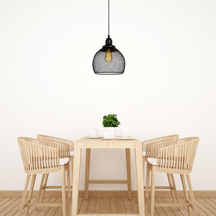 Lucide MESH Hanglamp - Zwart