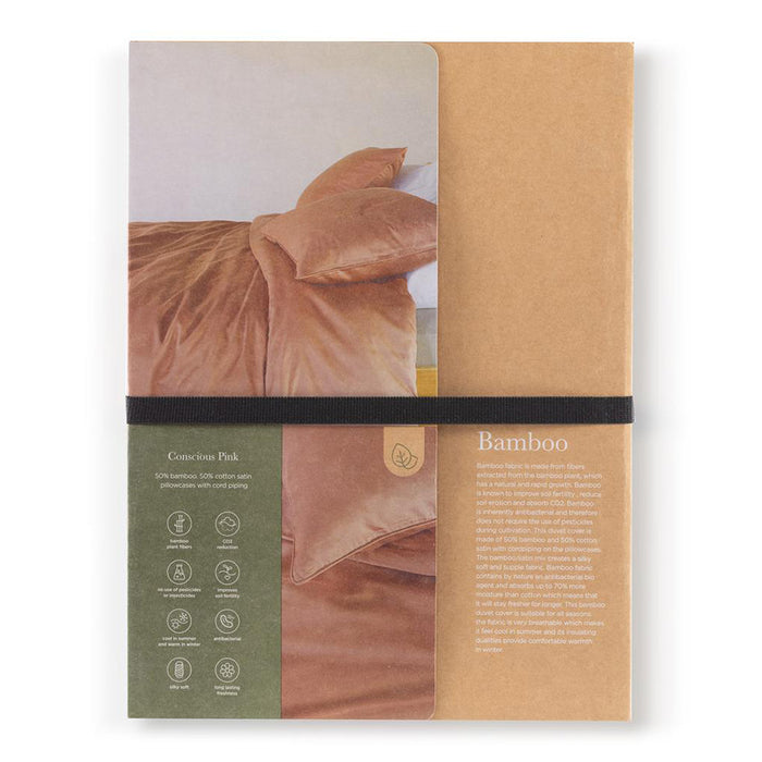 Beddinghouse Conscious Dekbedovertrek 140 x 200/220 cm - Roze