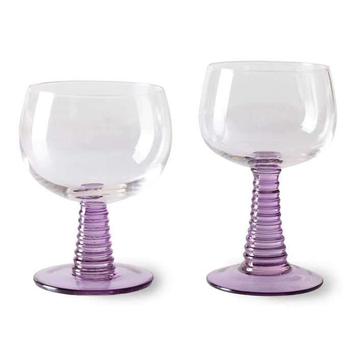 HKliving Swirl Wijnglas 0,2 L