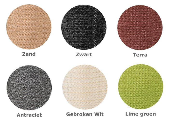 Nesling Coolfit Schaduwdoek Antraciet 360 x 360 cm