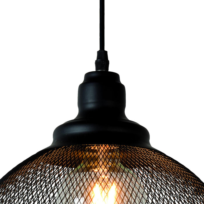 Lucide MESH Hanglamp - Zwart