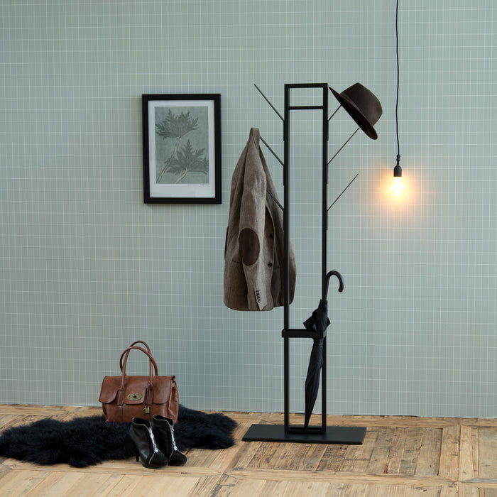 by fonQ basic Jonas Staande Kapstok - Zwart