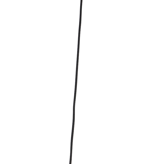 QAZQA Moderne hanglamp messing en zwart 3-lichts - Waya Mesh